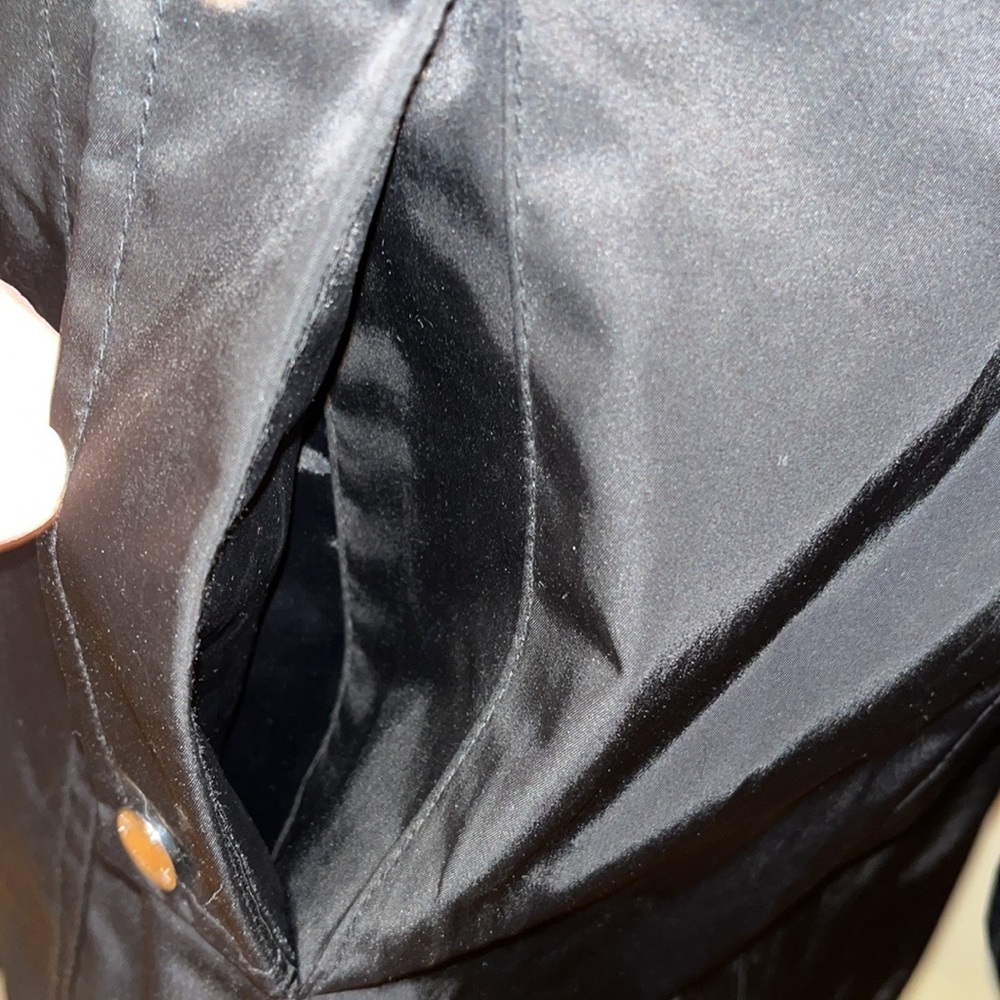 Calvin Klein Black Lightweight Hooded Trench - Picture 4 of 10